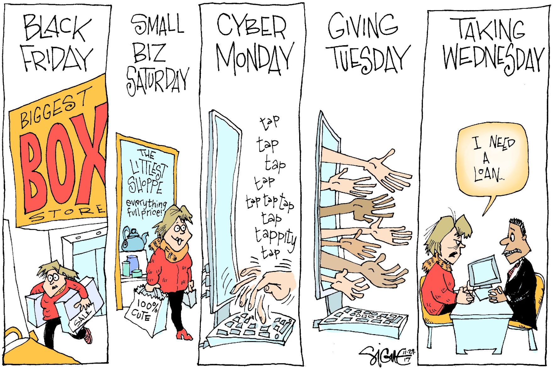 Signe Wilkinson editorial cartoon